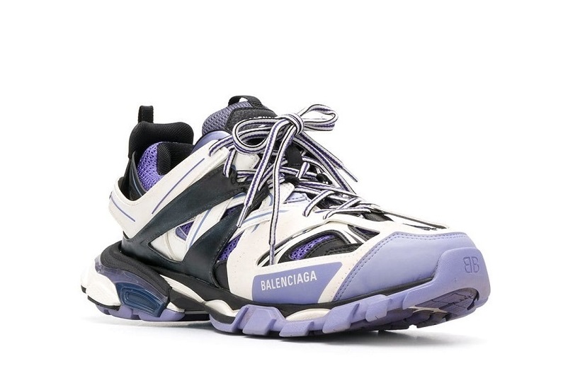 Fake Balenciaga Track Sneakers & Shoes "White Purple" For